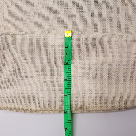 Mud pie Jute Sequin Holiday Reindeer Tote, Gift Bag, Leather Straps, Oh What Fun - Picture 11 of 11